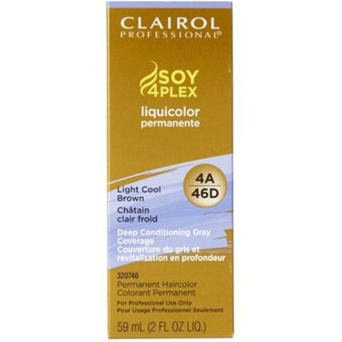 Clairol Professional Soy 4Plex Liquicolor Permanente – 4A Light Cool Brown – 2 oz - ANNS BEAUTY SUPPLY